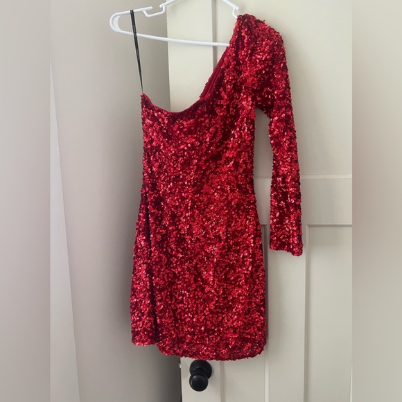 Sherri Hill Sequin Homecoming Dress - Picture 1 of 3